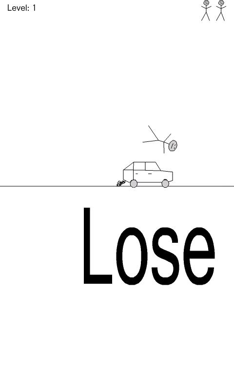 Jump over the car