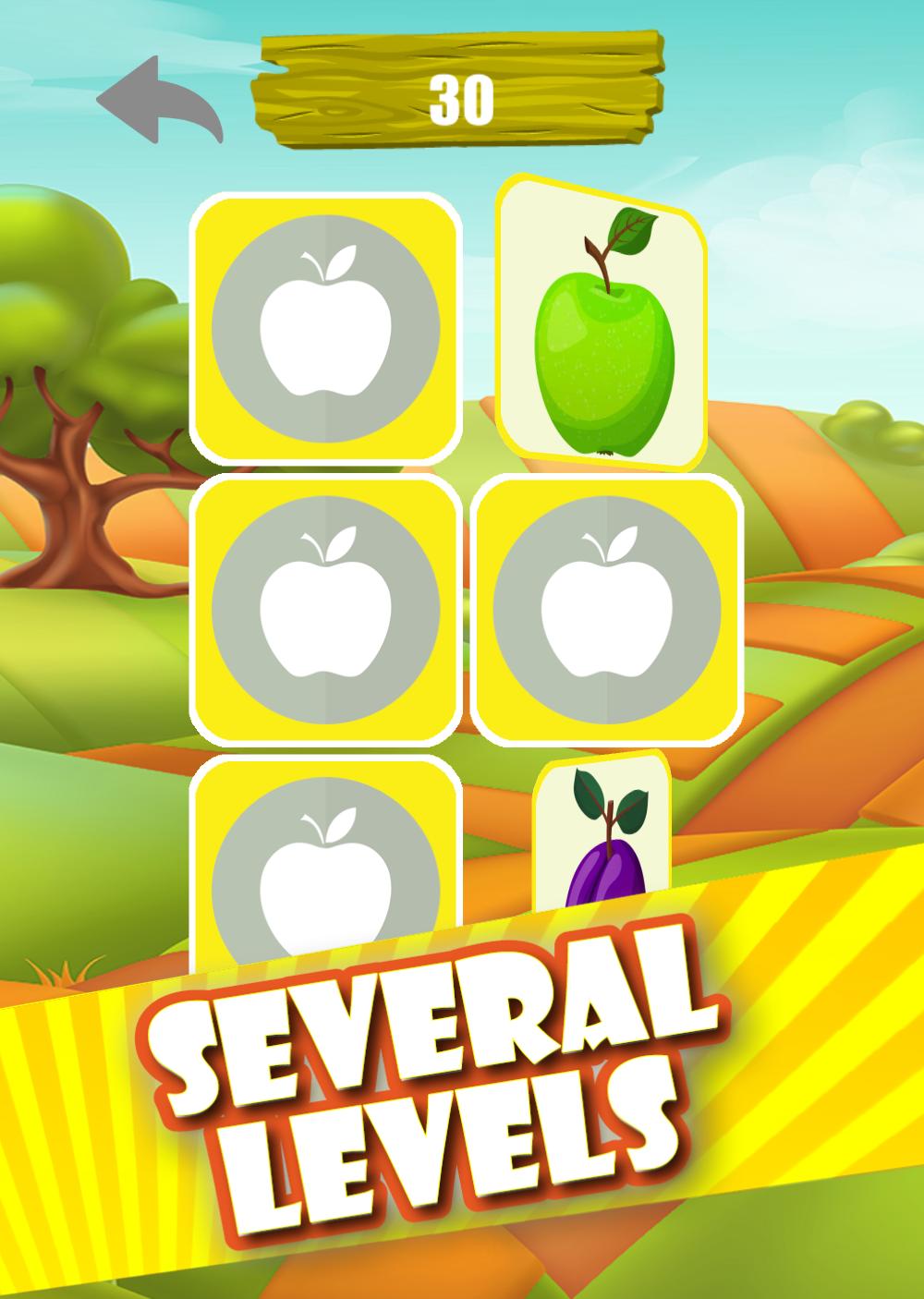 Fruits Cards Match