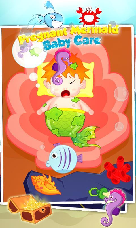 A mermaid born baby