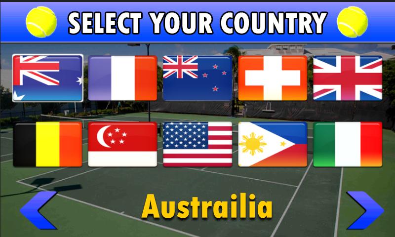3D Tennis Game Championship