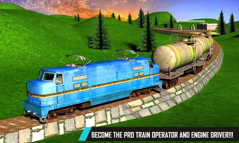 Oil Tank Transport Cargo Train