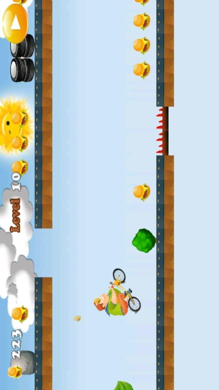 biker fat man