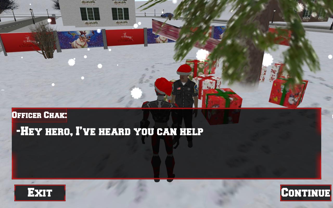 Christmas Rope Hero