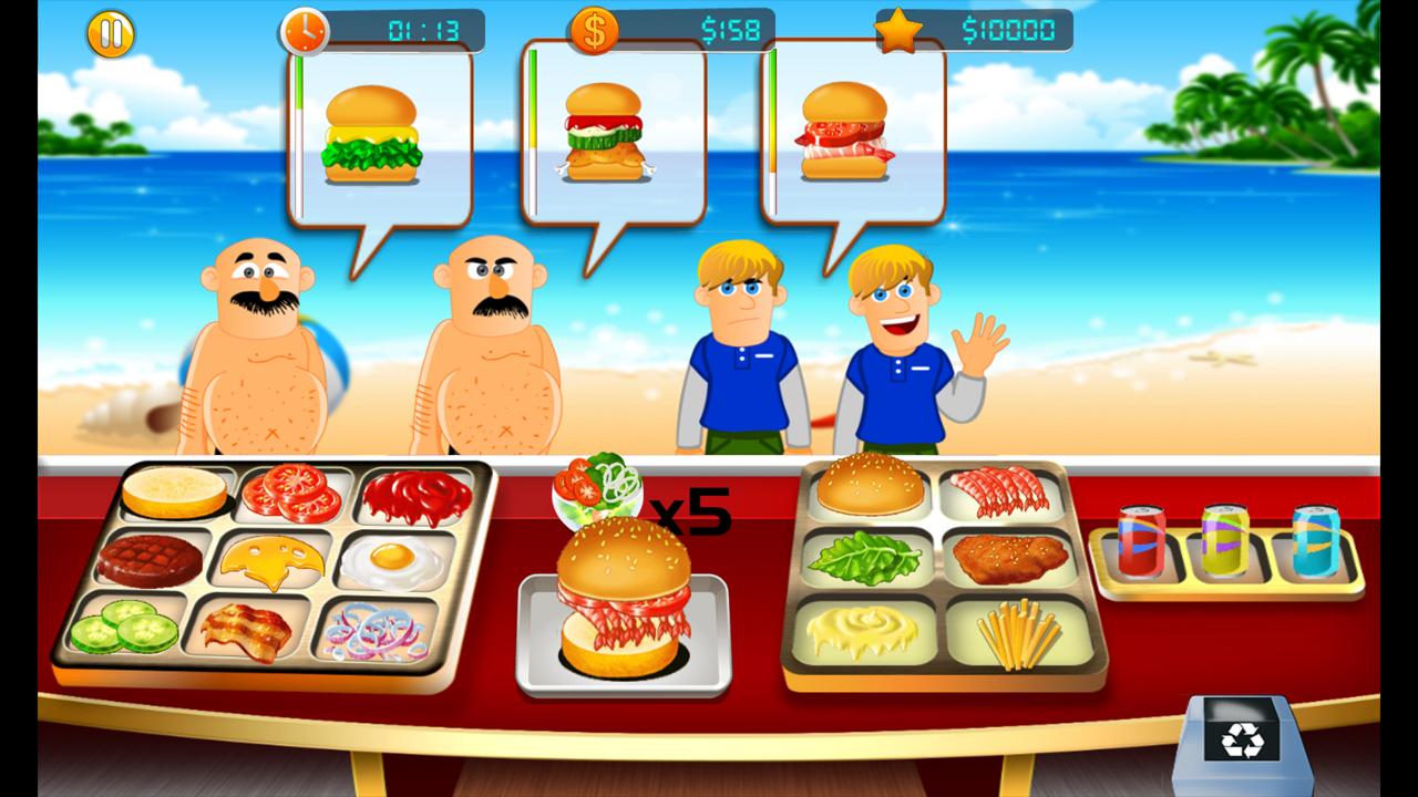 Yummy Burgers Simulation 2016