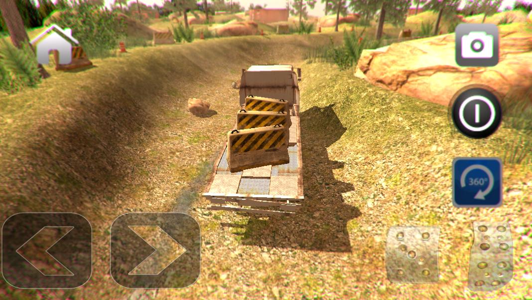 Heavy Truck Driver Danger Road