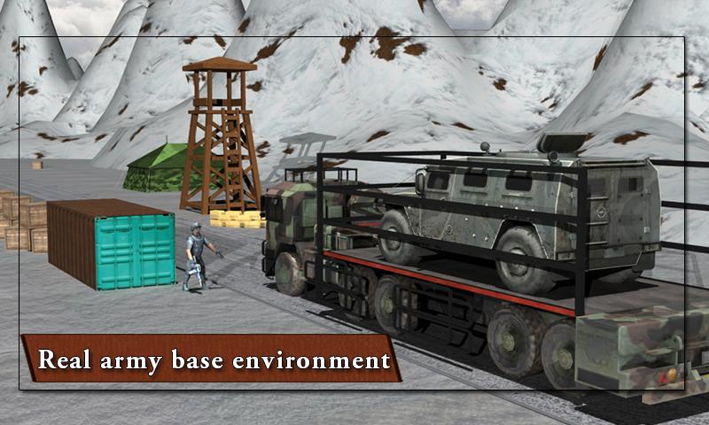 Army Cargo Truck Transport