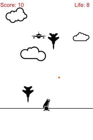 Artillery Shoot Air Plane Free