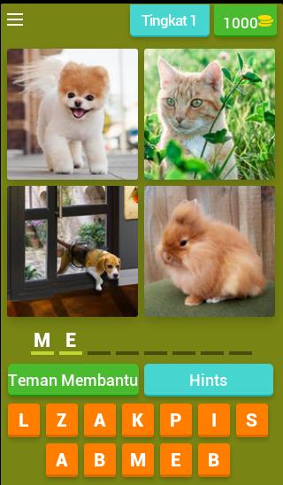 4 gambar 1 kata