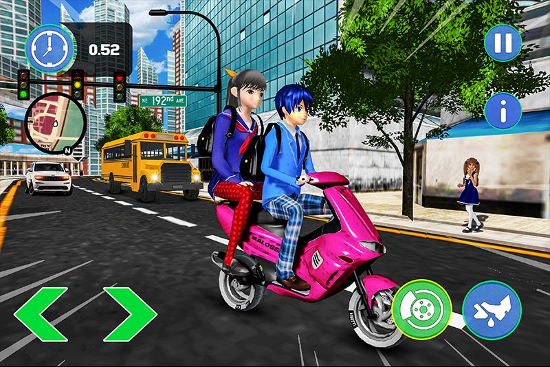 Virtual High School Life Sim