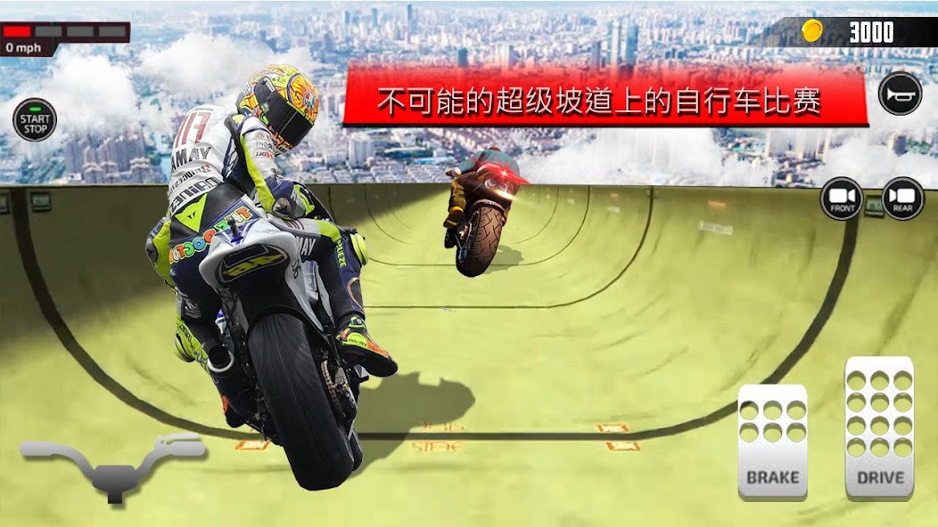 Mega Ramp Bike Stunts Games 3D