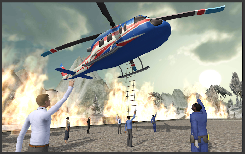 Helicopter Hill Rescue