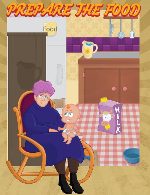 Grandma baby care
