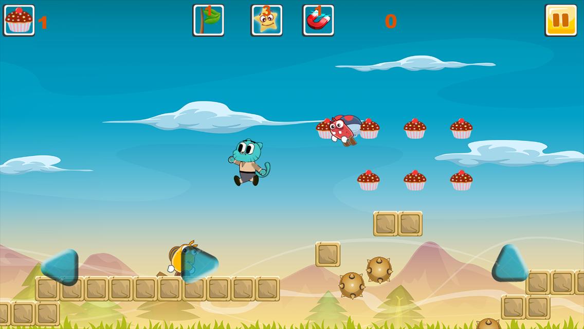 Blue Candy Gumball Adventure