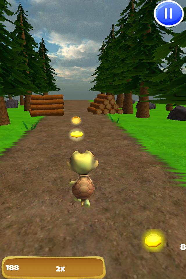 Turtle Power: 3D Runner Game