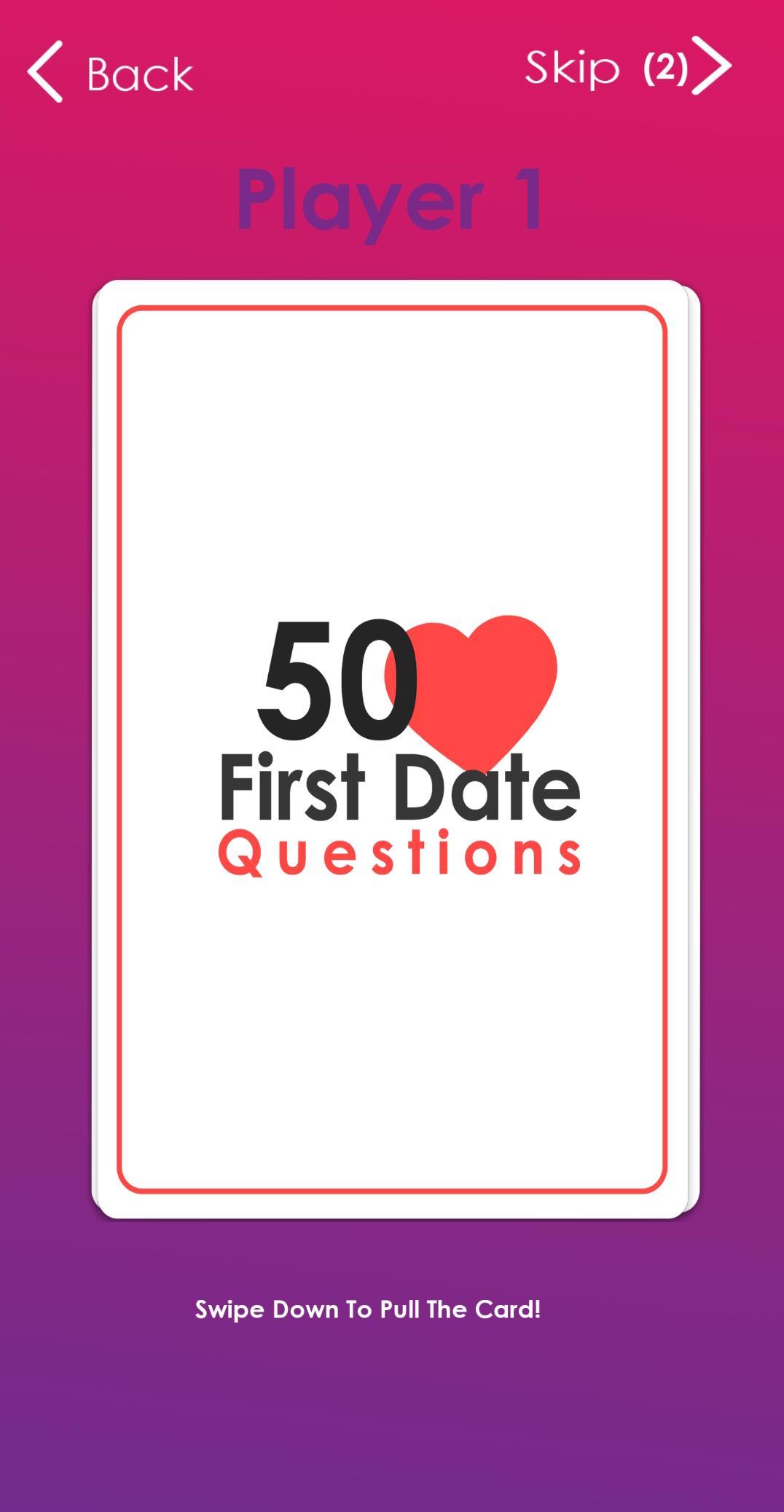 50 First Date Questions
