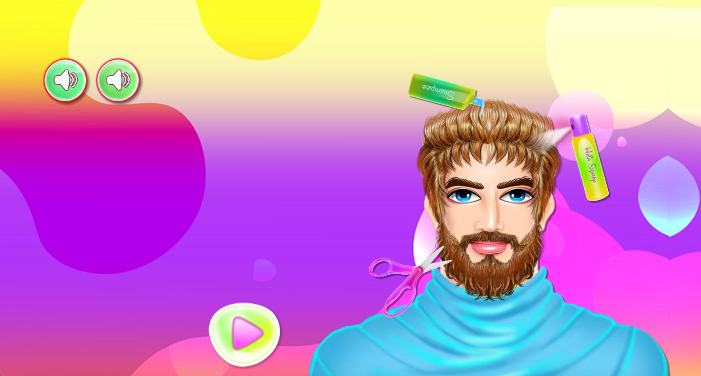 Virtual Barber Beard Shop - Hair Cutting Salon
