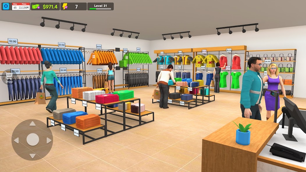 Clothing Shop - Simulator Game