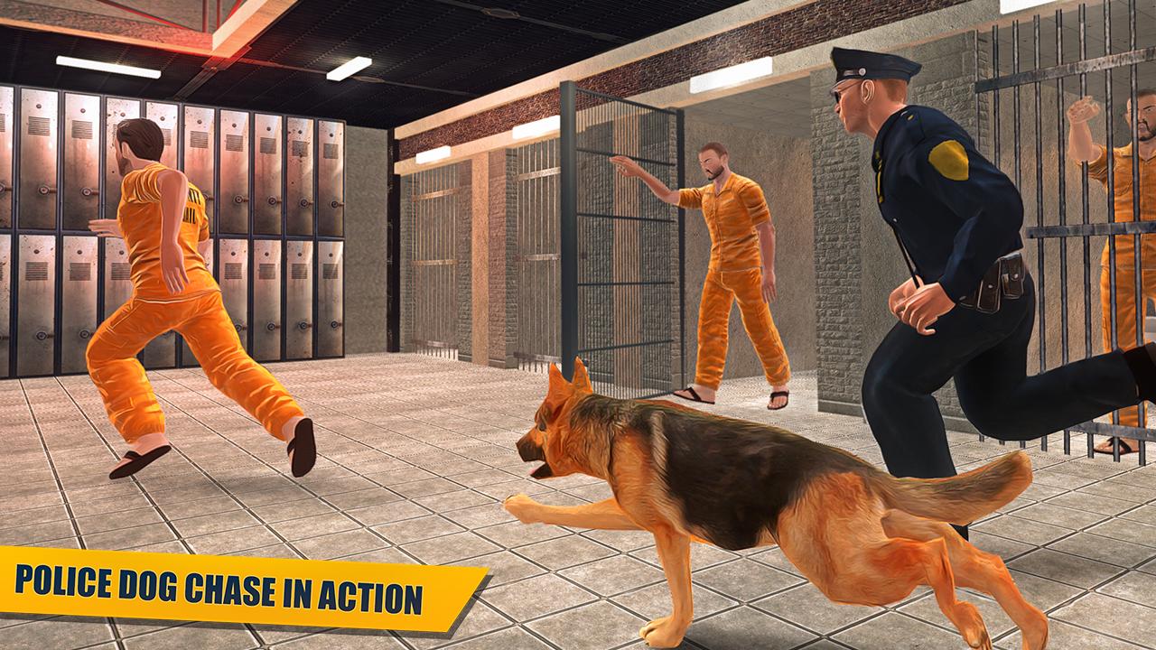Prison Escape Police Dog Chase