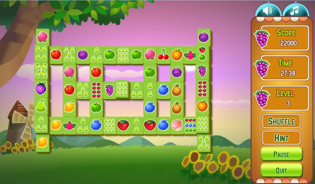 Fruit Flip Mahjongg Free