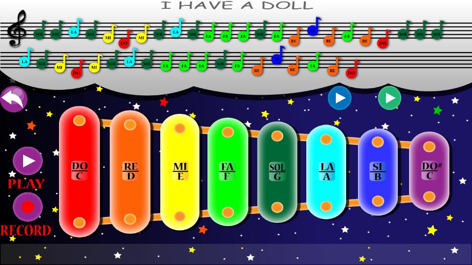 Play xylophone