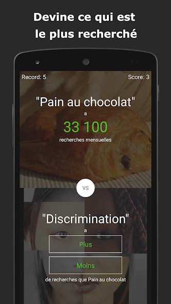 Le jeu du Plus ou Moins
