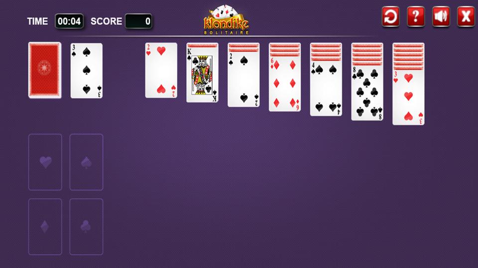 Solitaire Klondike card