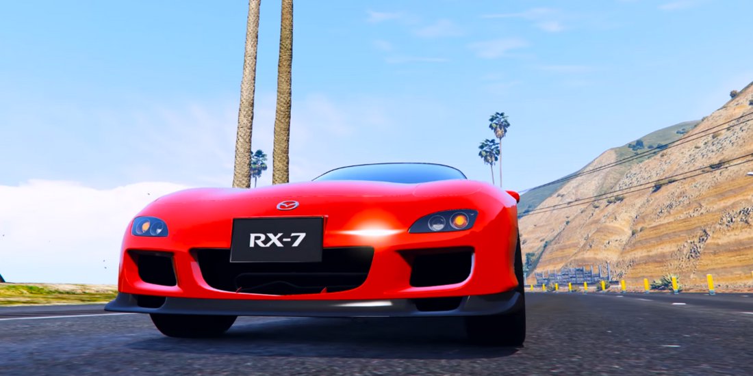 RX7 Driving Mazda Simulator