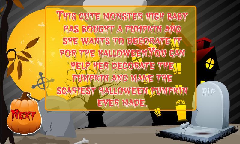 Pumpkin decor-Halloween games