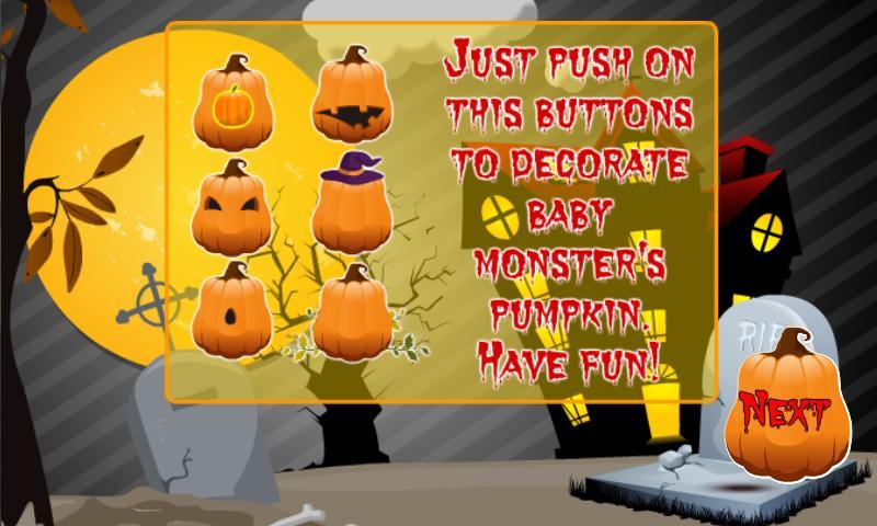 Pumpkin decor-Halloween games