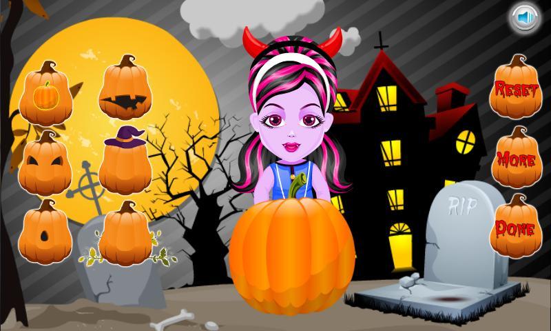 Pumpkin decor-Halloween games