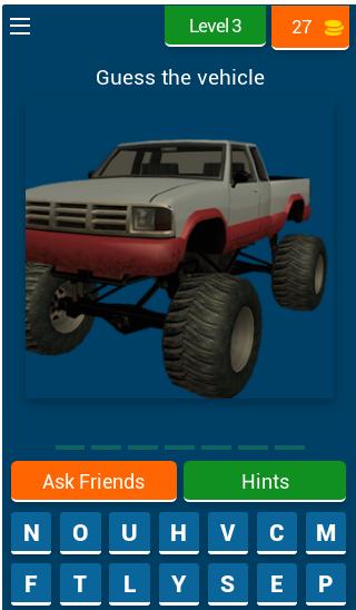Guess the vehicle SA:MP