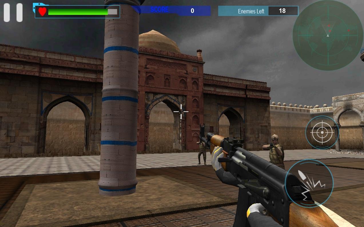 Temple Mission : Commando Game