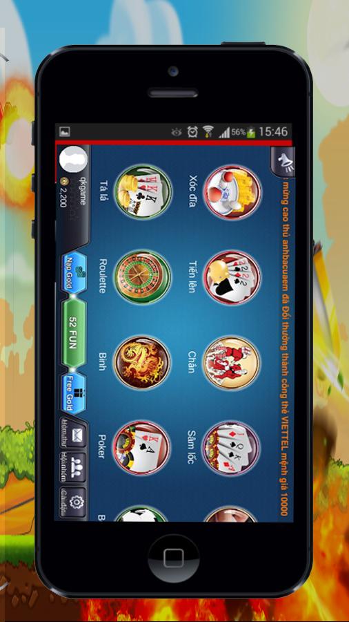 Danh bai doi thuong Online