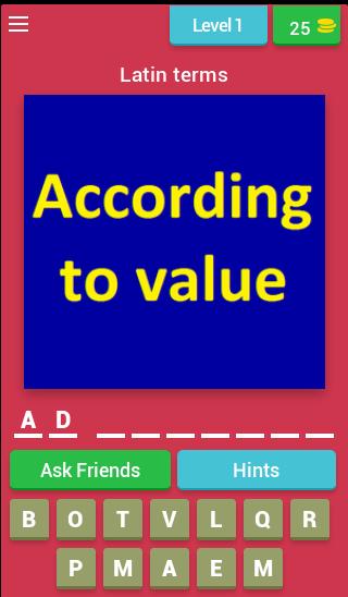 Legal Terms Quiz
