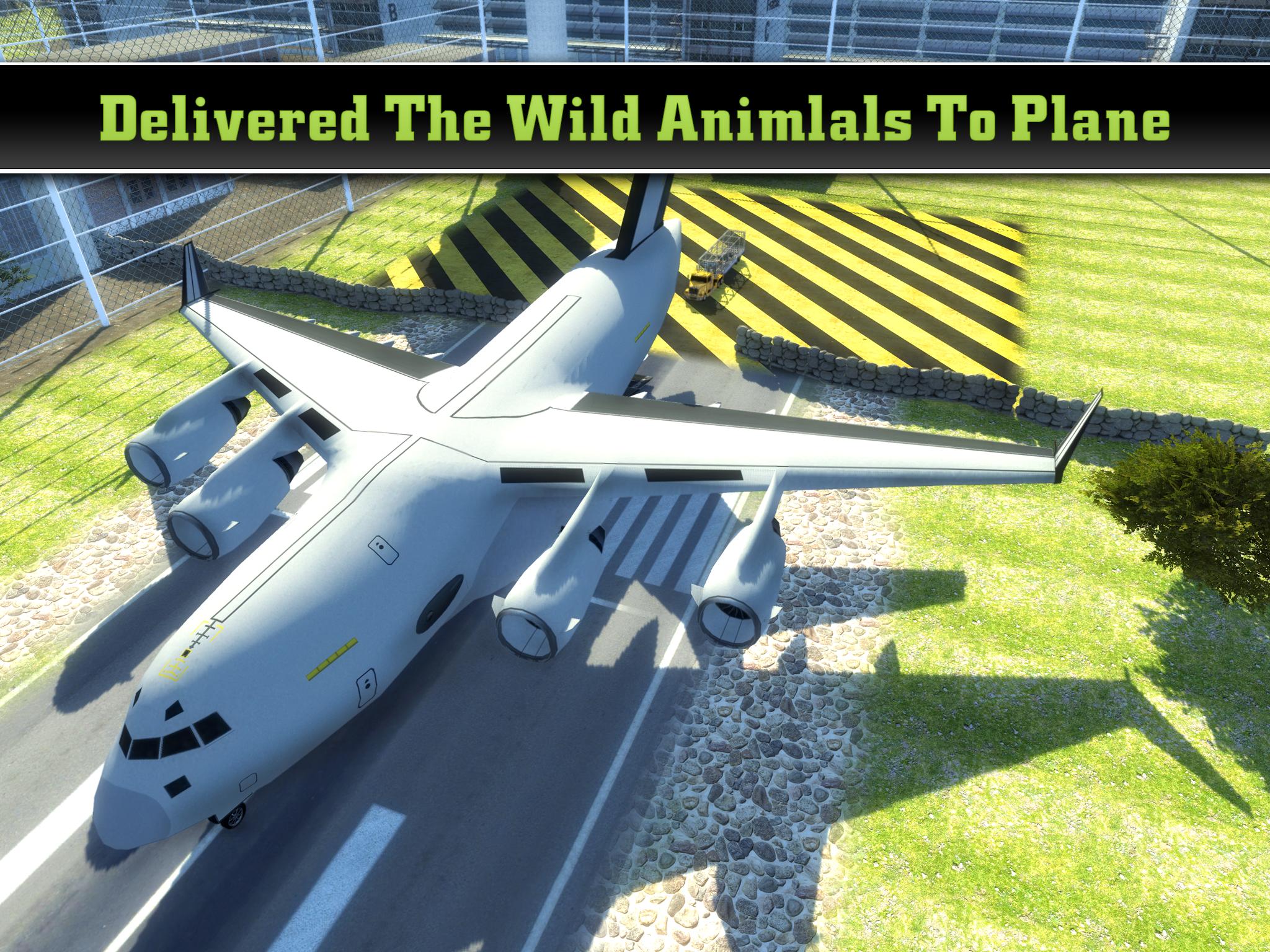 Zoo Animal Cargo Plane Airport