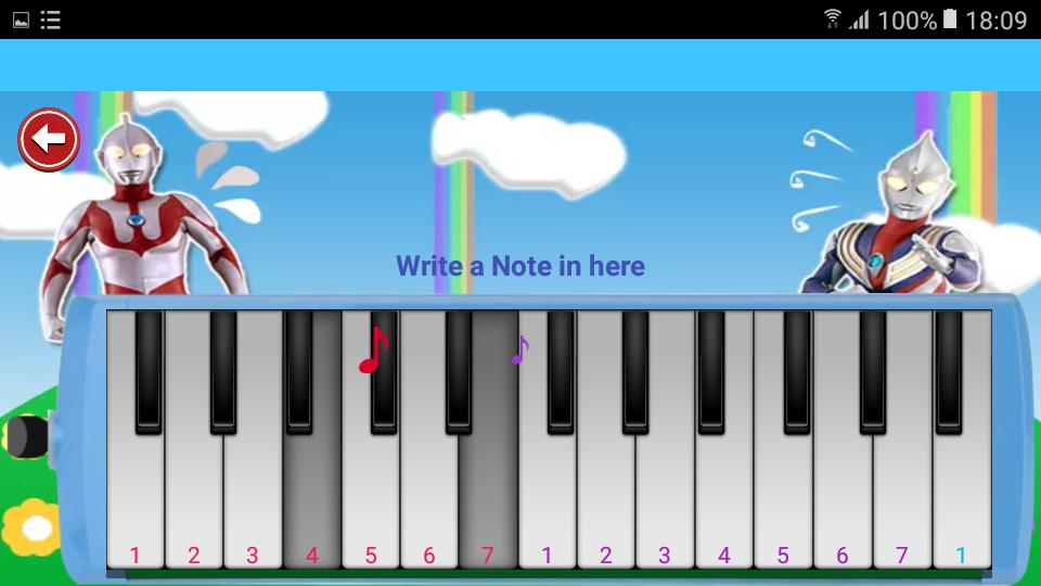 Ultraman Mini Piano - Pianika