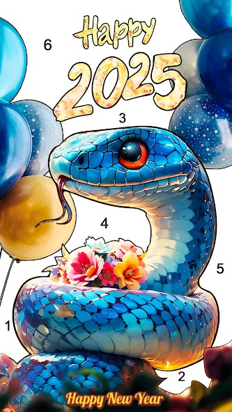 3D Art:Color by Number Game