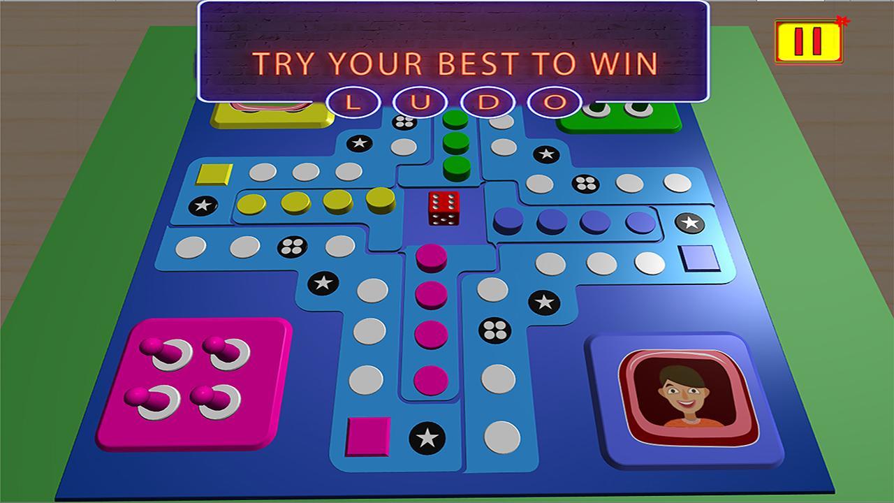 Traditional Ludo Fun Board Game