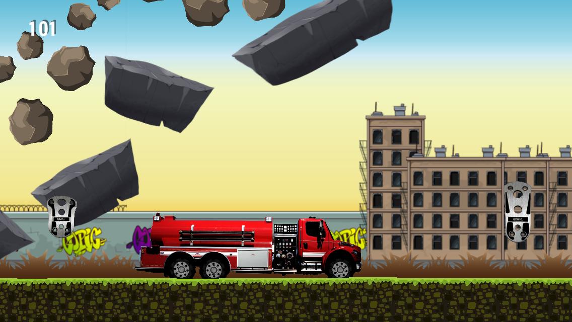Fire Truck hill climb Racing