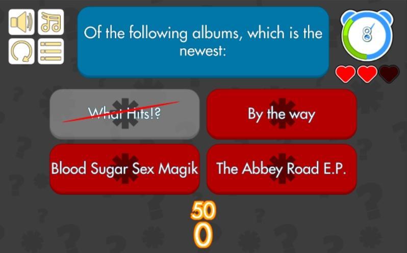 RHCP Trivia
